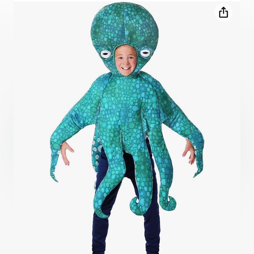 Kid’s Unisex Octopus Squid Costume